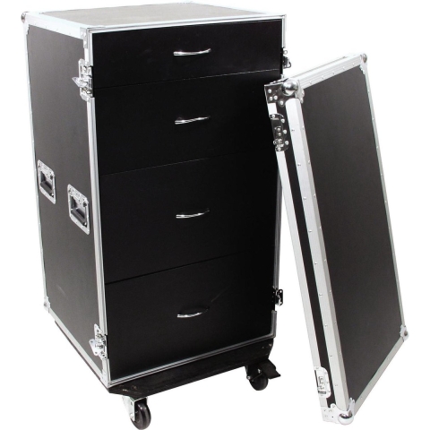 Roadinger ODS-1, rollbar Flightcase (b x h) 600 mm x 1150 mm