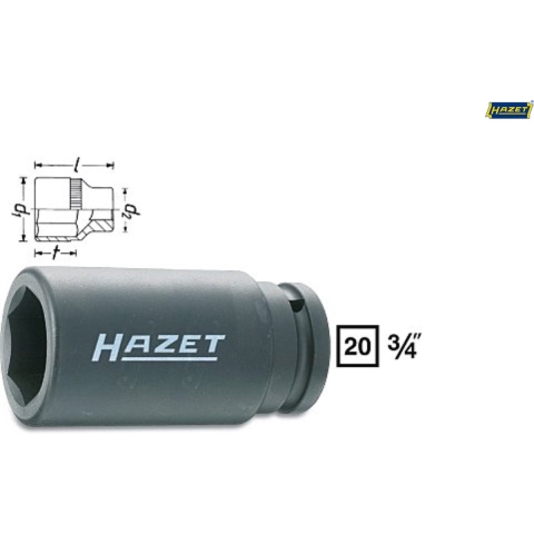 Hazet HAZET 1000SLG-33 Kracht-dopsleutelinzet 3/4 (20 mm)