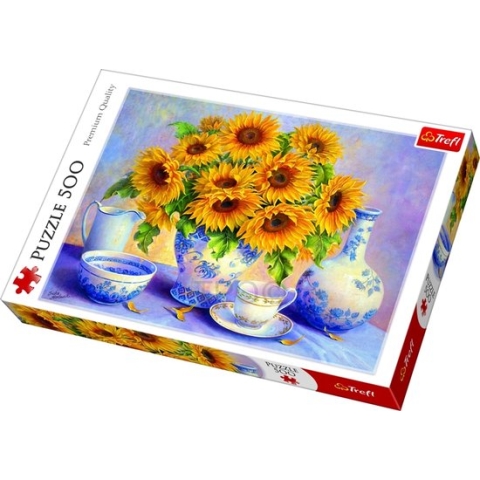 Trefl Zonnebloemen puzzel - 500 stukjes