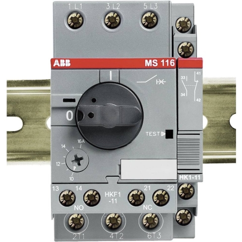 ABB 1SAM 250 000 R1004 MS 116-0,63 Motorbeveiligingsschakelaar Instelbaar 690 V/AC 0.63 A 1 stuk(s)