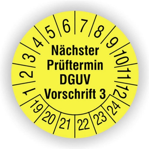 HT Instruments 2002260 Prüfplaketten 15mm Veiligheidscontrolestickers 1 stuk(s)