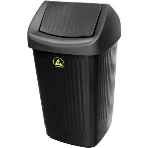 BJZ A-35059 Prullenbak ESD 50 l (b x h x d) 360 x 650 x 360 mm Kunststof Zwart 1 stuk(s)