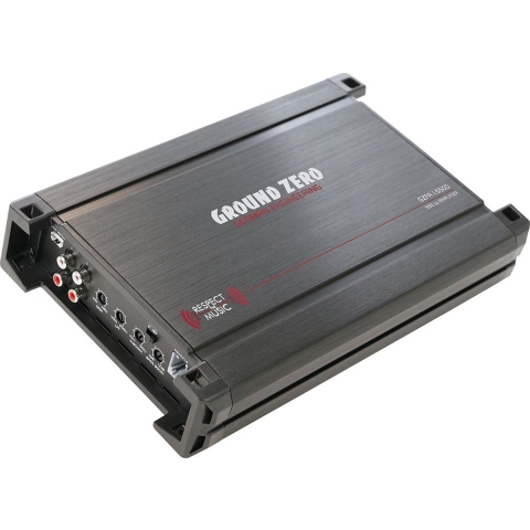 GroundZero GZFA1.550D - Digitale monoblok versterker - 550 Watt RMS vermogen met bass remote unit