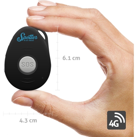 Spotter X10 4G GPS Tracker met SOS knop