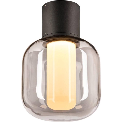 SLV 1004677 OVALISK Buitenplafondlamp LED vast ingebouwd Antraciet
