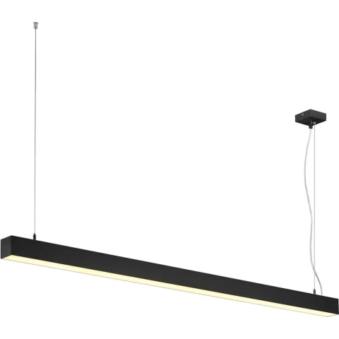 SLV Q-LINE ® 1001309 Hanglamp LED vast ingebouwd Zwart