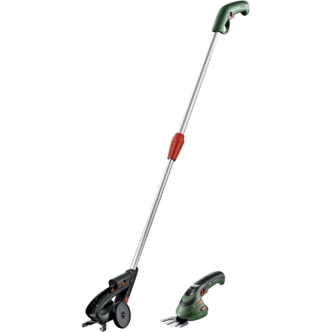 Bosch Home and Garden Isio Grasschaar, Struiksnoeischaar Accu Incl. accu, Incl. oplader, Met verlenging, Incl. grasschaar hulpstuk 3.6 V Li-ion