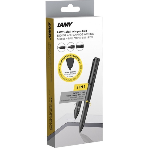 LAMY safari twin pen EMR Digitale pen Zwart