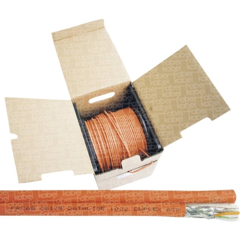 Faber Kabel 101196 Netwerkkabel CAT 7 S/FTP 8 x 2 x 0.25 mm² Oranje 100 m