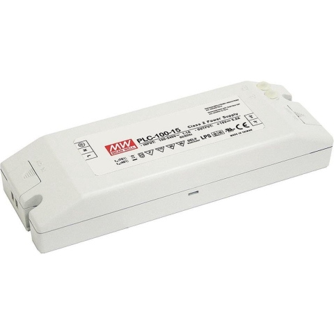Mean Well PLC-100-24 LED-driver, LED-transformator Constante spanning, Constante stroomsterkte 96 W 0 - 4 A 24 V/DC Niet dimbaar, PFC-schakeling,