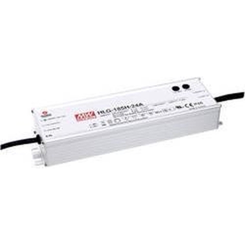 Mean Well HLG-185H-24A LED-driver, LED-transformator Constante spanning, Constante stroomsterkte 187 W 7.8 A 24 V/DC PFC-schakeling, Overbelastingsbescherming,