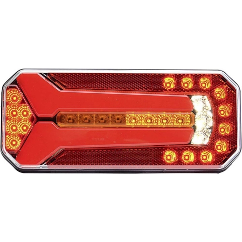 WAS Aanhangerachterlicht Open kabeleinden Knipperlicht, Remlicht, Achterlicht, Achteruitrijlicht, Mistachterlicht, Kentekenverlichting Achter, Links, Rechts 12