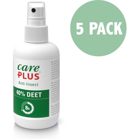 5x Care Plus Deet 40% spray 200 ml - Voordeelverpakking