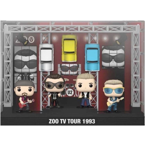 U2 POP! Moments DLX Vinyl Figure 4-Pack Zoo TV 1993 Tour 9 Cm