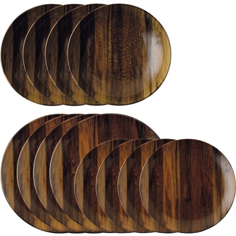 Arthur Krupp Serviesset Wood Essence - 12-delig / 4 personen