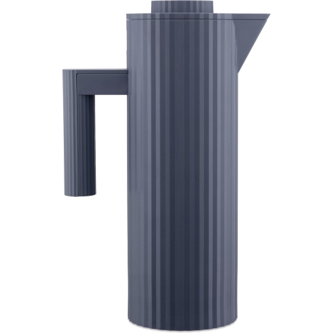Alessi Thermoskan Plissé - Grijs - 1 Liter - door Michele De Lucchi - MDL12 G