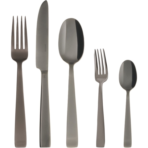 Sambonet Bestekset Flat - Zwart - 30 delig / 6 personen