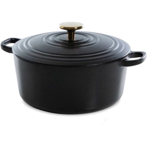 BK Braadpan Bourgogne - Pitch Black - ø 24 cm / 4.2 liter
