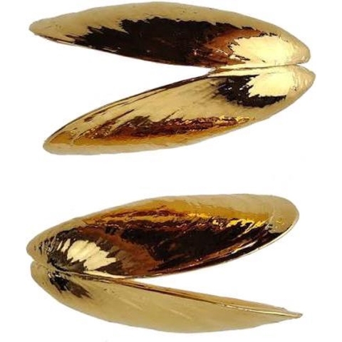 Anovi Mosselbestek - Verguld - 2-delig