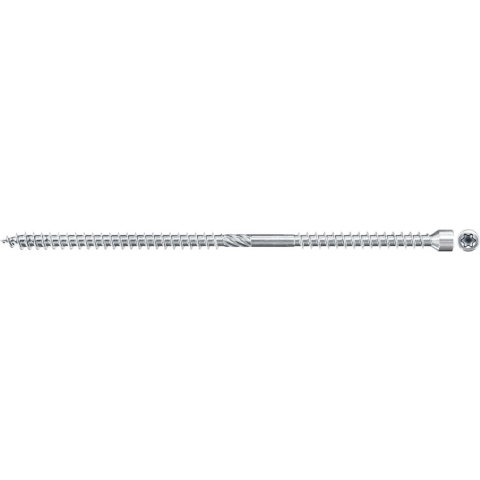 Fischer Fischer Deutschl. 659405 Houtschroef 8 mm 435 mm Binnen-T, Interne vertanding, TX, Torx, T-profiel Staal Galvanisch verzinkt 50 stuk(s)