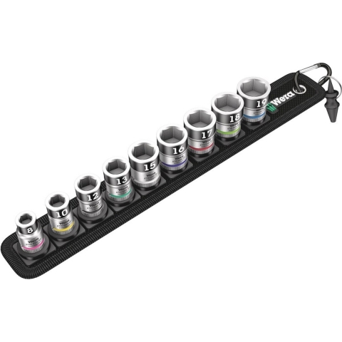 Wera Belt B 1 05003970001 Dopsleutelinzetset 3/8 (10 mm) 10-delig