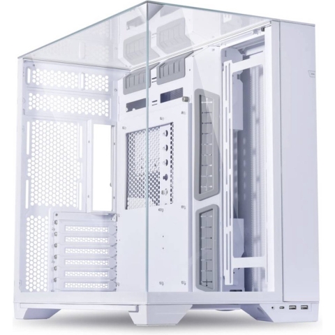 Lian Li Lian Li O11 Vision Gehäuse - weiß Midi-tower Gaming-behuizing Wit