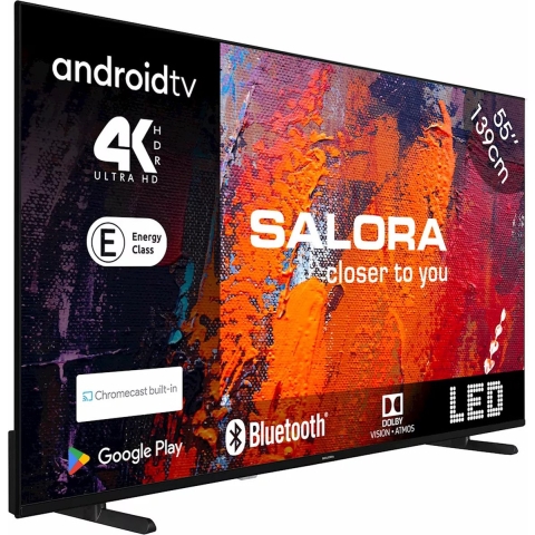 Salora 55UA550 slanke Android Smart televisie