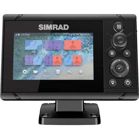 Simrad Cruise-5 kaartplotter met CHIRP-sonar