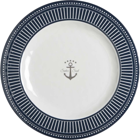 Marine Business Scheepsservies Sailor Soul Dinerborden set van 6 stuks