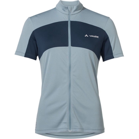 Vaude Matera FZ Tricot fietsshirt korte mouwen blauw dames, S