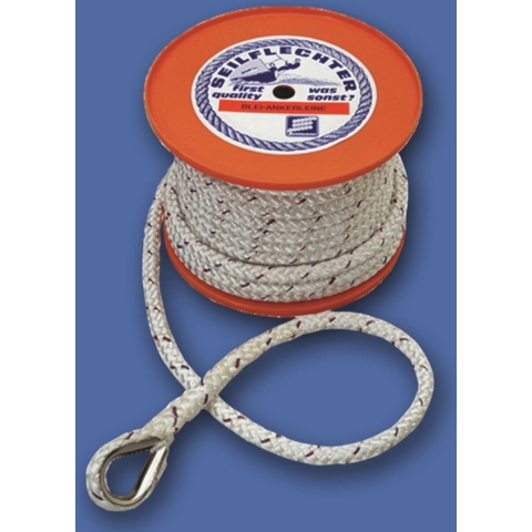 Seilflechter Anker Loodlijn 14mm-40m met RVS kous
