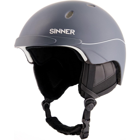 Sinner TITAN skihelm mat donker grijs, 52-54 cm