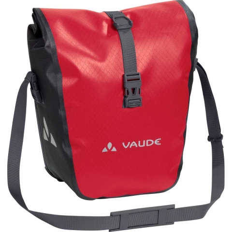 Vaude Aqua front voortassen voor fiets rood