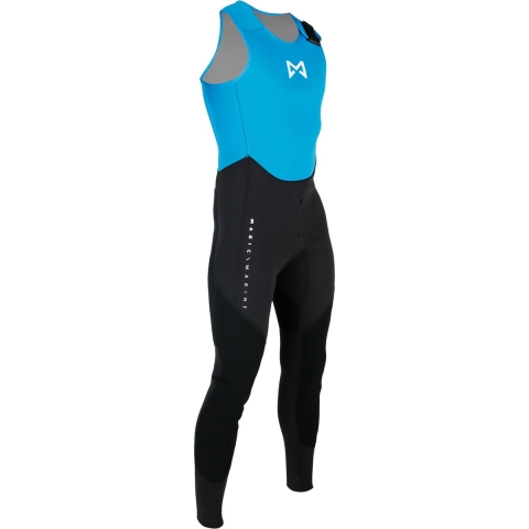 Magic Marine Brand Long John 2 mm wetsuit blauw unisex, XXL