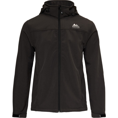 Nordberg Kjeld softshell ski jas heren zwart, M