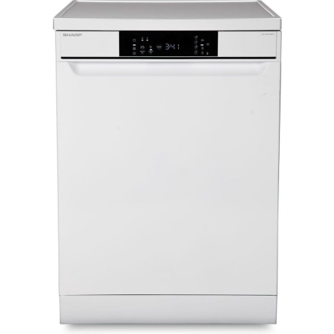 Sharp QWNA1DF45EWEU Vaatwasser met RVS kuip en Turbo Dry systeem