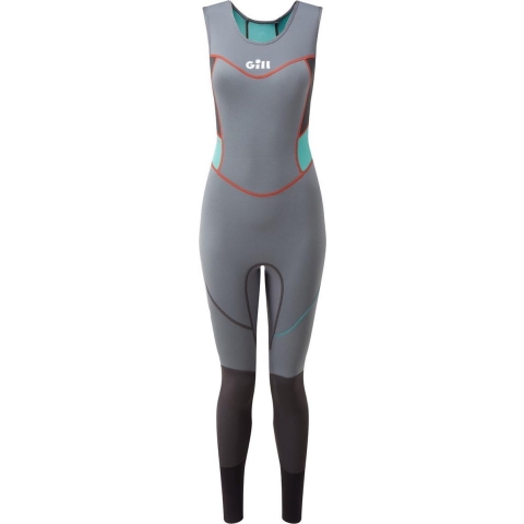 Gill Zenlite Skiff Suit 2 mm jong john wetsuit grijs dames, S
