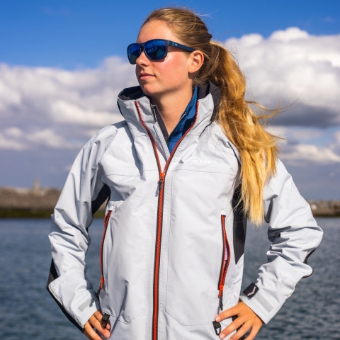 Gill Verso zeiljas licht grijs, XL