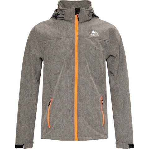 Nordberg Mats softshell ski jas heren grijs, M
