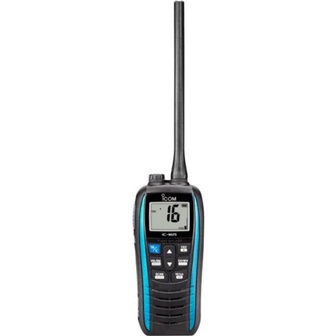 Icom IC-M25EURO B handmarifoon met ATIS VDES-gereed zwart/blauw