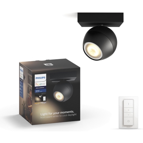 Philips HUE BUCKRAM Single spot met dimmer switch