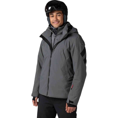 Rossignol Controle ski jas grijs heren, XL