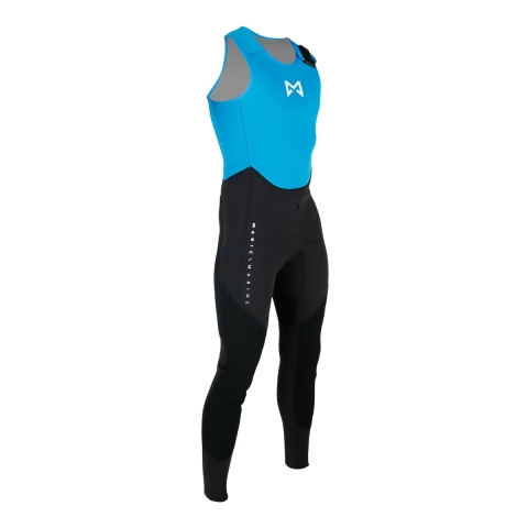 Magic Marine Brand Long John 2 mm wetsuit blauw unisex, M