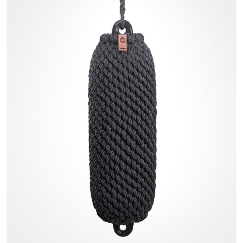 Nautiqo Touw Fender L cilinderfender, zwart