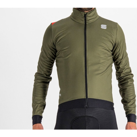 Sportful Fiandre medium fietsjack groen(army) heren, XXXL