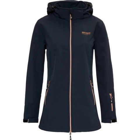 Nordberg Irene softshell ski jas dames navy, XL