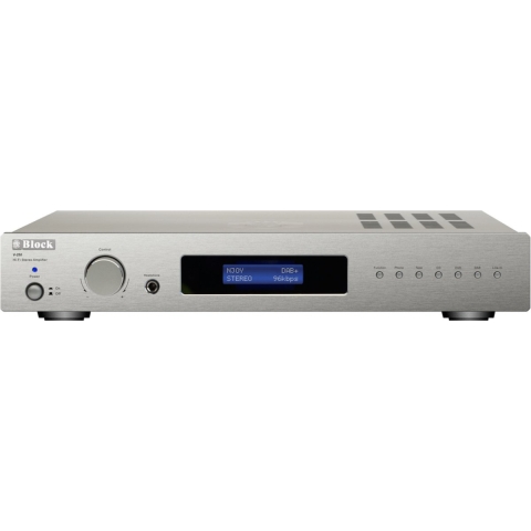 Block Audio V-250 silver Stereo versterker