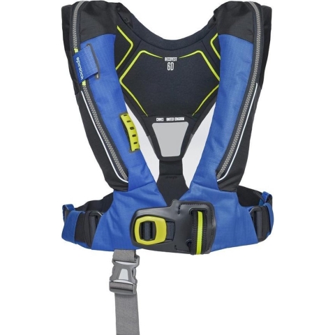 Spinlock Deckvest 6D 170N automatisch reddingsvest blauw met quick release