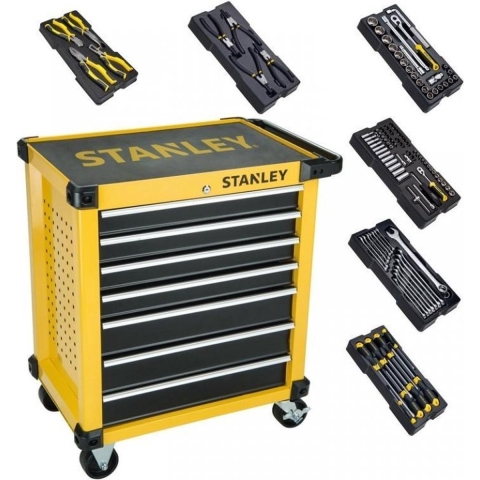 Stanley STHT6-80827 Gereedschapkar met 7 lades en 6x transmodules