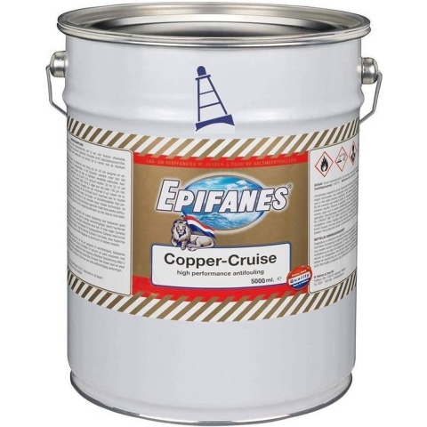 Epifanes Copper-Cruise zelfslijpende antifouling 5 l, licht blauw